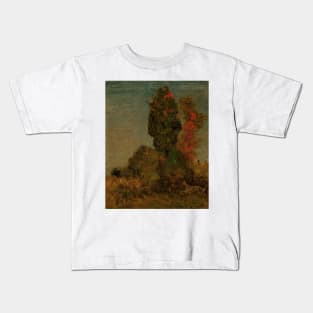 Autumn Trees by George Inness Kids T-Shirt